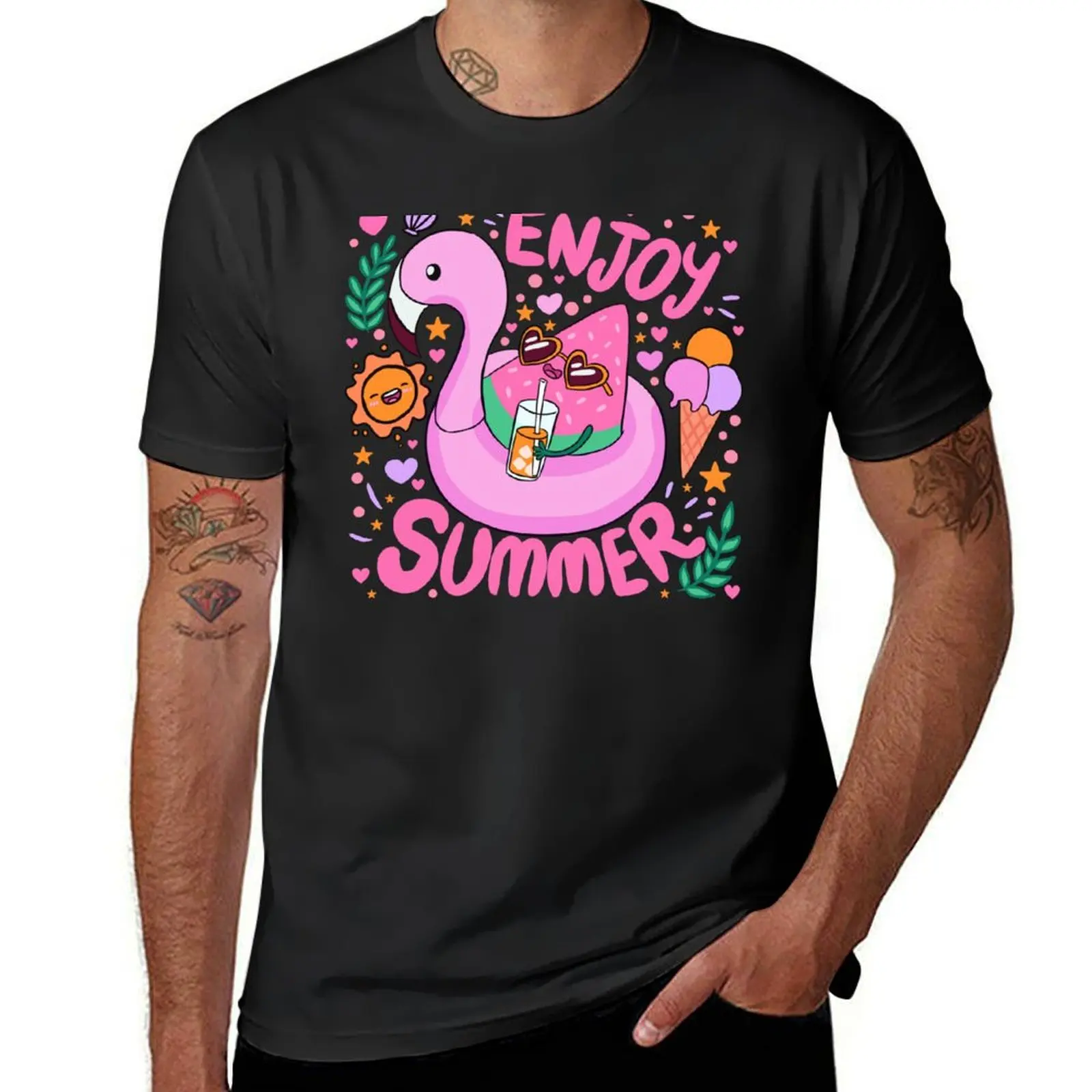 Enjoy Summer a cute fun summer time design T-Shirt plus size tops aesthetic clothes summer clothes oversized t shirt men
Enjoy Summer a cute fun summer time design T-Shirt plus size tops aesthetic clothes summer clothes oversized t shirt men