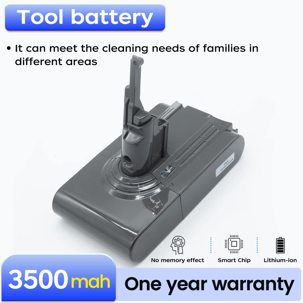 BNN SD-Dyson vacuum cleaner V8 battery - 21700-3000MAH NEW for Dyson V8 21.6V 12800mAh Replacement Battery for Dyson V8
BNN SD-Dyson vacuum cleaner V8 battery - 21700-3000MAH NEW for Dyson V8 21.6V 12800mAh Replacement Battery for Dyson V8