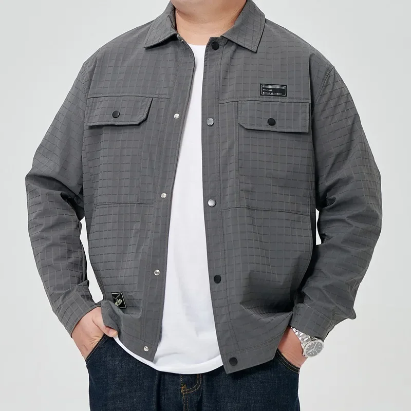 Plus Size 5XL 6XL 7XL 2024 New Arrivlas Autumn Spring Fashion Plaid Men's Jackets Casual Loose Fat Men's Clothing Male Coats
Plus Size 5XL 6XL 7XL 2024 New Arrivlas Autumn Spring Fashion Plaid Men's Jackets Casual Loose Fat Men's Clothing Male Coats