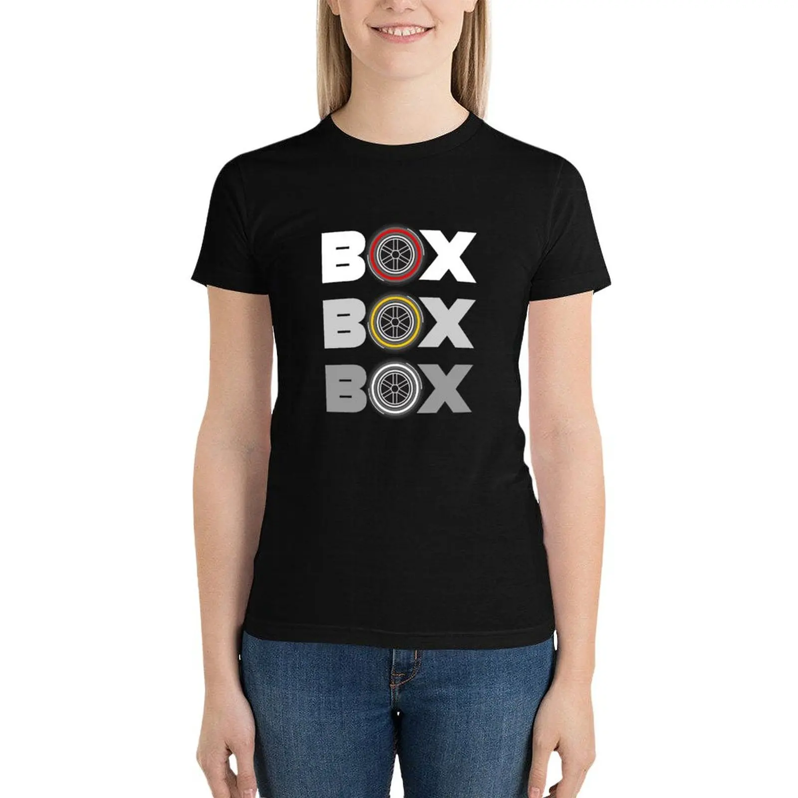 BOX BOX BOX T-Shirt summer top cute clothes lady clothes t-shirts for Women cotton
BOX BOX BOX T-Shirt summer top cute clothes lady clothes t-shirts for Women cotton