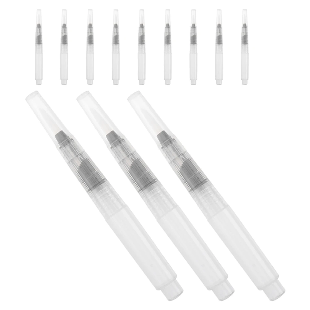 12pcs Water Storage Pen Fine Tip Refillable Watercolor Brushes Painting Journaling Travel Pens
12pcs Water Storage Pen Fine Tip Refillable Watercolor Brushes Painting Journaling Travel Pens