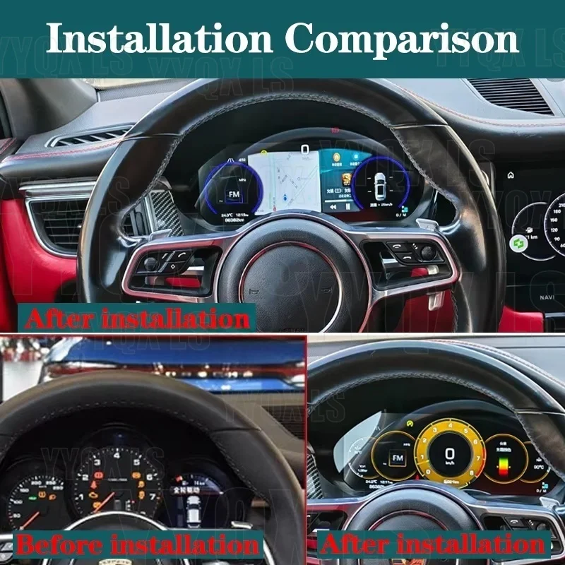 Цифровая приборная панель для Porsche Macan 2014-2025 с беспроводным CarPlay, спидометром, дисплеем приборной панели, 10.25-дюймовым HD LCD-экраном виртуальной кабины
Цифровая приборная панель для Porsche Macan 2014-2025 с беспроводным CarPlay, спидометром, дисплеем приборной панели, 10.25-дюймовым HD LCD-экраном виртуальной кабины