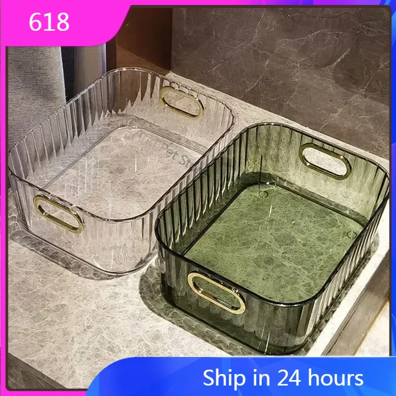 1pcPet Desktop Cosmetics Storage Box, Acrylic Bedroom Clothing, Miscellaneous Items, Coffee Table, Snacks Storage Basket
1pcPet Desktop Cosmetics Storage Box, Acrylic Bedroom Clothing, Miscellaneous Items, Coffee Table, Snacks Storage Basket