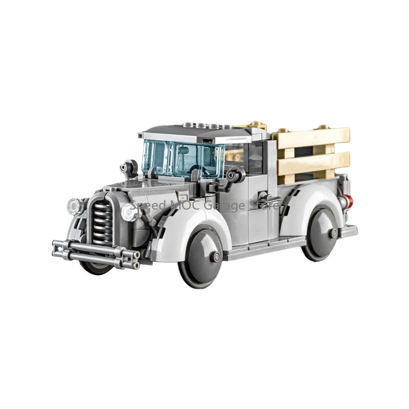 Grey Vintage Antique Pickup Truck Building Blocks MOC Set, Classic Retro Farm Cargo Car Model, DIY Assembly Toy Gift
Grey Vintage Antique Pickup Truck Building Blocks MOC Set, Classic Retro Farm Cargo Car Model, DIY Assembly Toy Gift