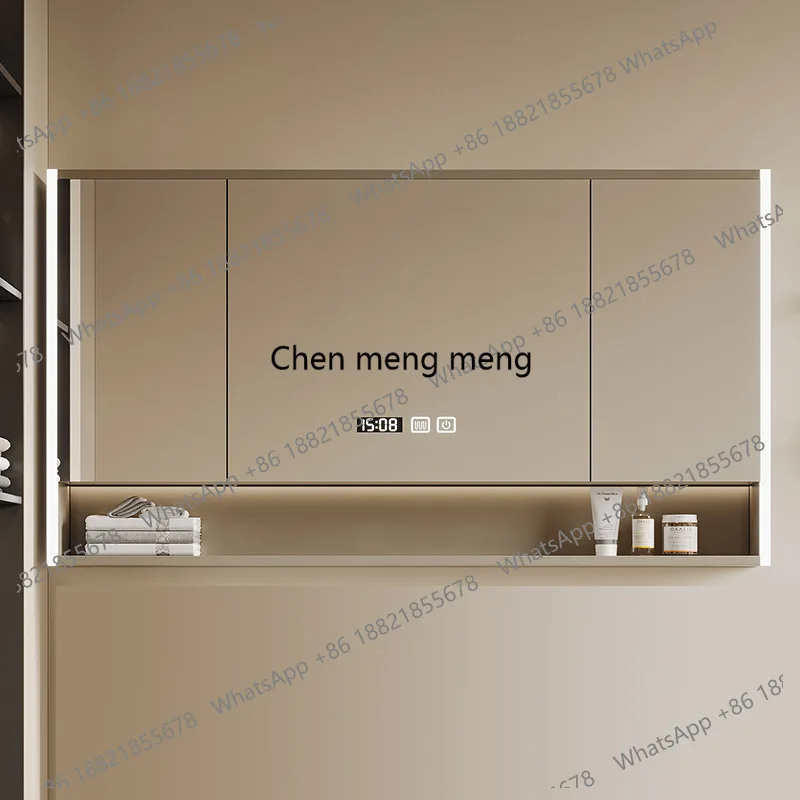Smart bathroom mirror cabinet multi-function, separate bathroom mirror, storage integrated cabinet
Smart bathroom mirror cabinet multi-function, separate bathroom mirror, storage integrated cabinet