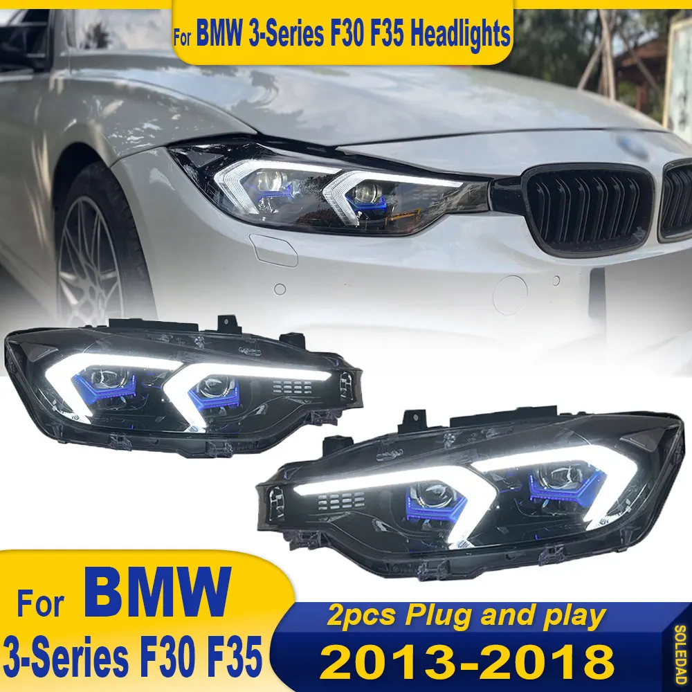 Pair Car Headlight For BMW 3 Series F30 F35 320i 318i 325 LED 2013-2019 HeadLamp Styling Dynamic Turn Signal Lens Automotive
Pair Car Headlight For BMW 3 Series F30 F35 320i 318i 325 LED 2013-2019 HeadLamp Styling Dynamic Turn Signal Lens Automotive