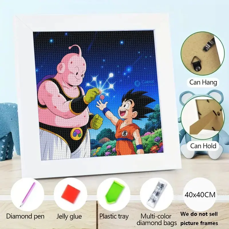 1PC Anime Dragon Ball Z Goku Majin Buu 5D Diamond Painting Kit, DIY Full Drill Round Diamond Art Cross Stitch Embroidery Mosaic
1PC Anime Dragon Ball Z Goku Majin Buu 5D Diamond Painting Kit, DIY Full Drill Round Diamond Art Cross Stitch Embroidery Mosaic