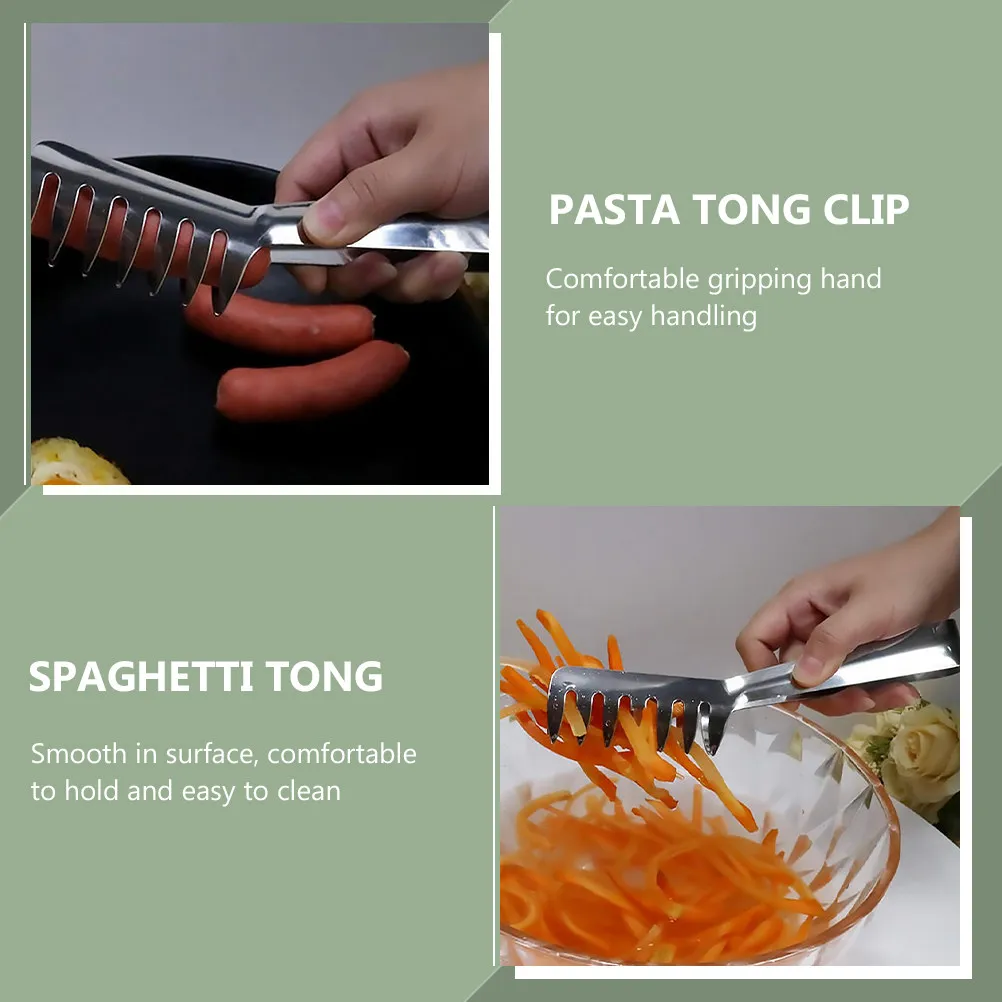 2Pcs High Quality Noodle Tongs Heat Resistant Rust Proof Long Handle Kitchen Accessory Spaghetti Tong Pasta Tong
2Pcs High Quality Noodle Tongs Heat Resistant Rust Proof Long Handle Kitchen Accessory Spaghetti Tong Pasta Tong