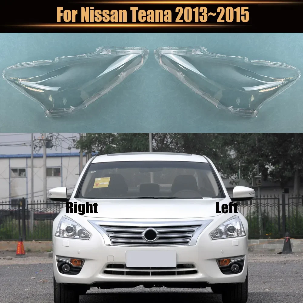 For Nissan Teana 2013~2015 Transparent Lampshade Front Headlight Shell Headlamp Cover Lens Plexiglass Auto Replacement Parts
For Nissan Teana 2013~2015 Transparent Lampshade Front Headlight Shell Headlamp Cover Lens Plexiglass Auto Replacement Parts
