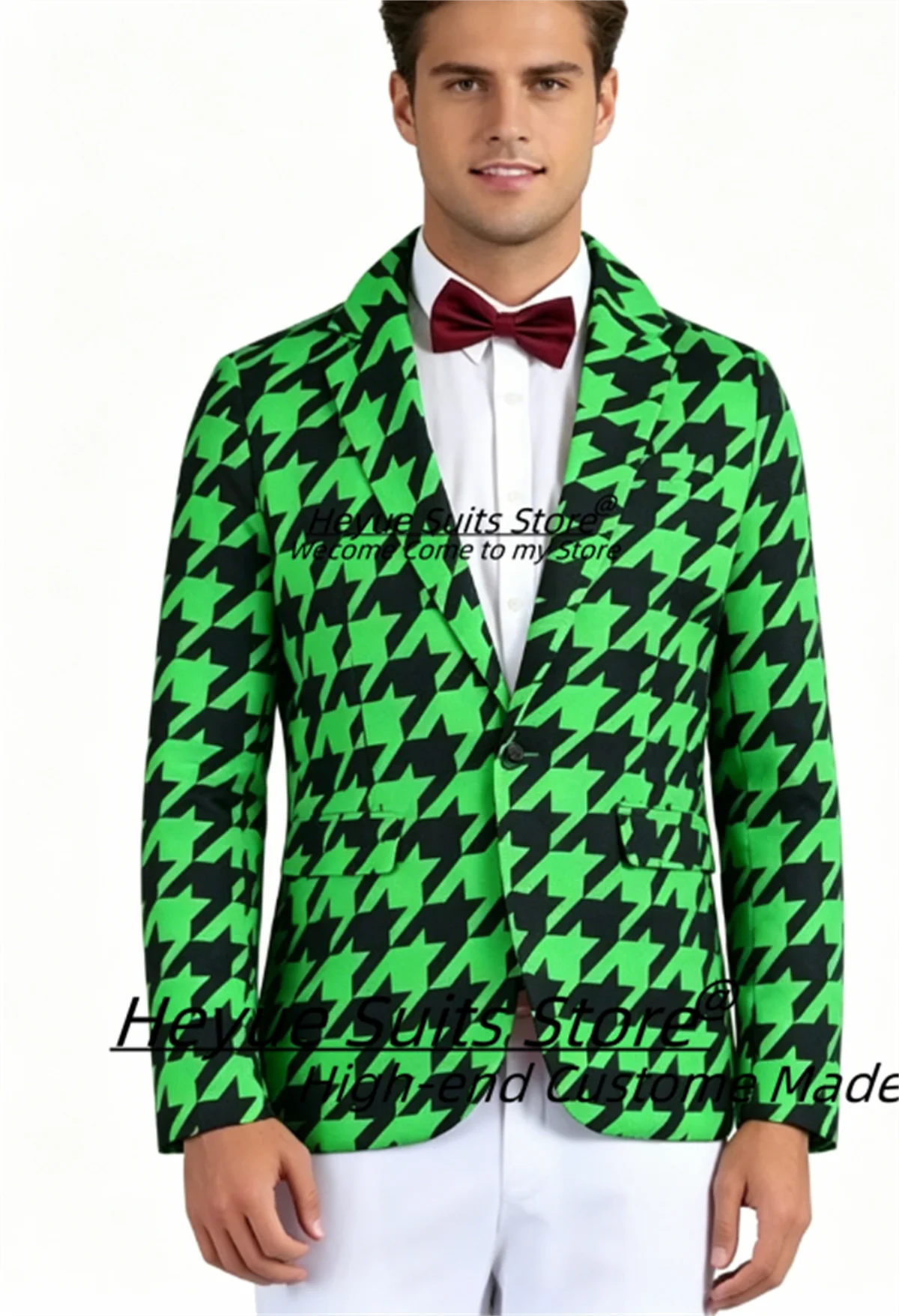Casual Green Prom Men Suits Customized Slim Fit Notched Lapel Groom Wedding Tuxedos 2Pieces Sets Male Formal Blazers Ropa Hombre
Casual Green Prom Men Suits Customized Slim Fit Notched Lapel Groom Wedding Tuxedos 2Pieces Sets Male Formal Blazers Ropa Hombre