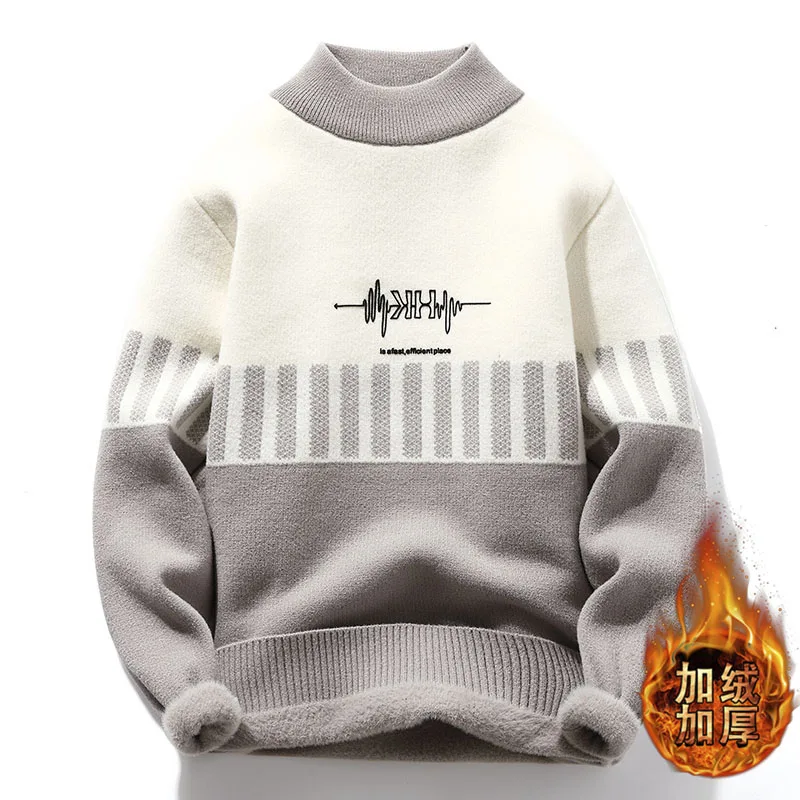2023 Winter warm men's sweater sweater thickened pullover Long sleeve classic sweater men's casual crewneck sweater 38
2023 Winter warm men's sweater sweater thickened pullover Long sleeve classic sweater men's casual crewneck sweater 38