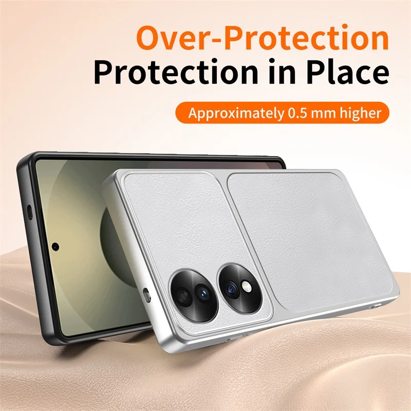 Leather Back Covers with Lychee Texture for Shock Protection for Honor70 Mobile Phone Non-Slip Anti-Scratch Lambskin Coque Shell
Leather Back Covers with Lychee Texture for Shock Protection for Honor70 Mobile Phone Non-Slip Anti-Scratch Lambskin Coque Shell