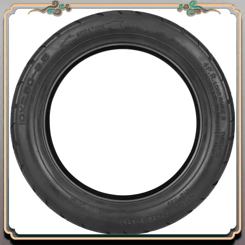 Durable 10X2.50-6.5 Thickened Vacuum Tire 10 Inch Electric Scooter Balance Car 4 Layers Thick Wear-Resistant Pneumatic Tire
Durable 10X2.50-6.5 Thickened Vacuum Tire 10 Inch Electric Scooter Balance Car 4 Layers Thick Wear-Resistant Pneumatic Tire