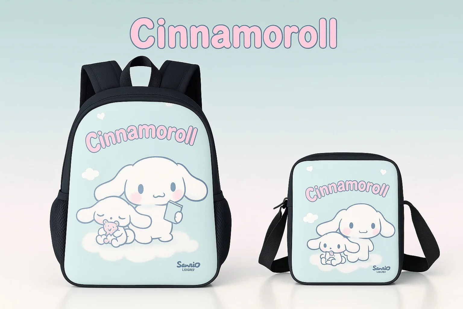 Cinnamoroll School Bookbag Trendy Rucksack,Unisex Boy Girl Canvas Backpack+Shoulder Bag 2Pcs Set
Cinnamoroll School Bookbag Trendy Rucksack,Unisex Boy Girl Canvas Backpack+Shoulder Bag 2Pcs Set