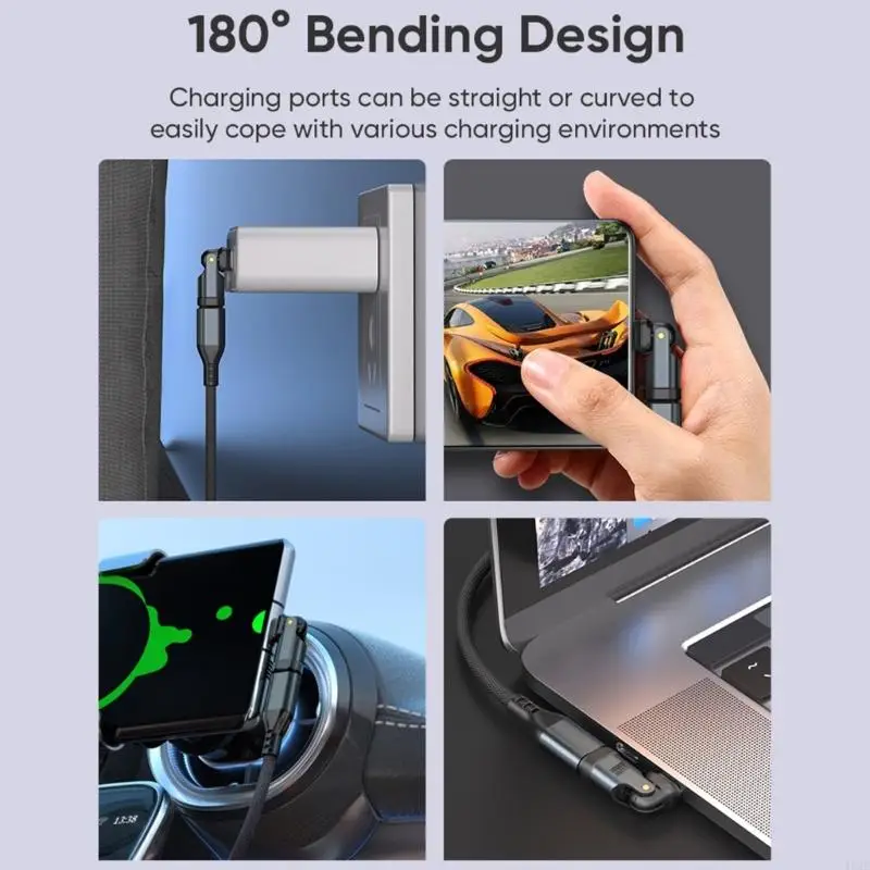 462E Flexible USB C Adapter Type c Charging PD240W Power Delivery durability Design
462E Flexible USB C Adapter Type c Charging PD240W Power Delivery durability Design