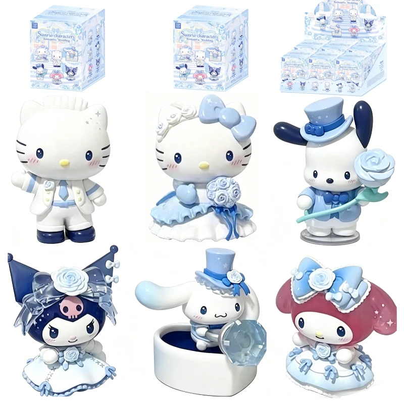 Sanrio Romantic Wedding Series Blind Box Hello Kitty Kuromi Cute Figure Collectible Model Desktop Ornament Gift Toy
Sanrio Romantic Wedding Series Blind Box Hello Kitty Kuromi Cute Figure Collectible Model Desktop Ornament Gift Toy