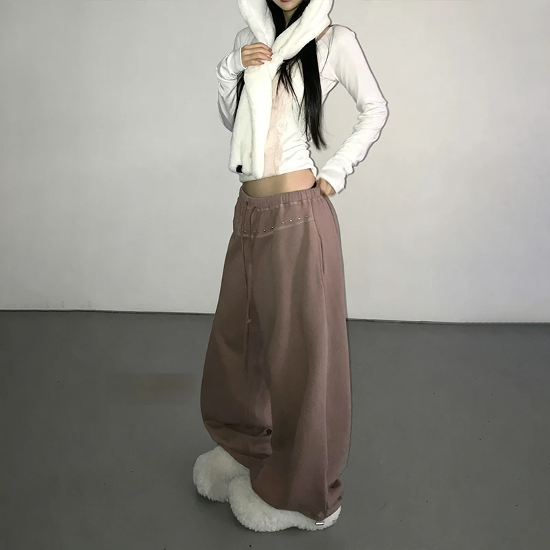 2026 new Y2K American retro Gothic hot bead cross punk street trend dance hip-hop casual elastic waist versatile niche pants
2026 new Y2K American retro Gothic hot bead cross punk street trend dance hip-hop casual elastic waist versatile niche pants