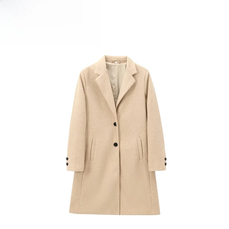 ZBZA Soft Faionable Women's Coat Autumn New Sle Street Sle Long Sve Mid-Length Polyester Fiber Single Button Closure
ZBZA Soft Faionable Women's Coat Autumn New Sle Street Sle Long Sve Mid-Length Polyester Fiber Single Button Closure