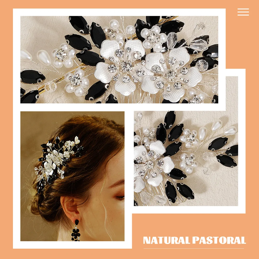 Pearl Flower Headdress Bridesmaid Hair Accessories Wedding Side Combs for Girls Women Flowers Rhinestone
Pearl Flower Headdress Bridesmaid Hair Accessories Wedding Side Combs for Girls Women Flowers Rhinestone