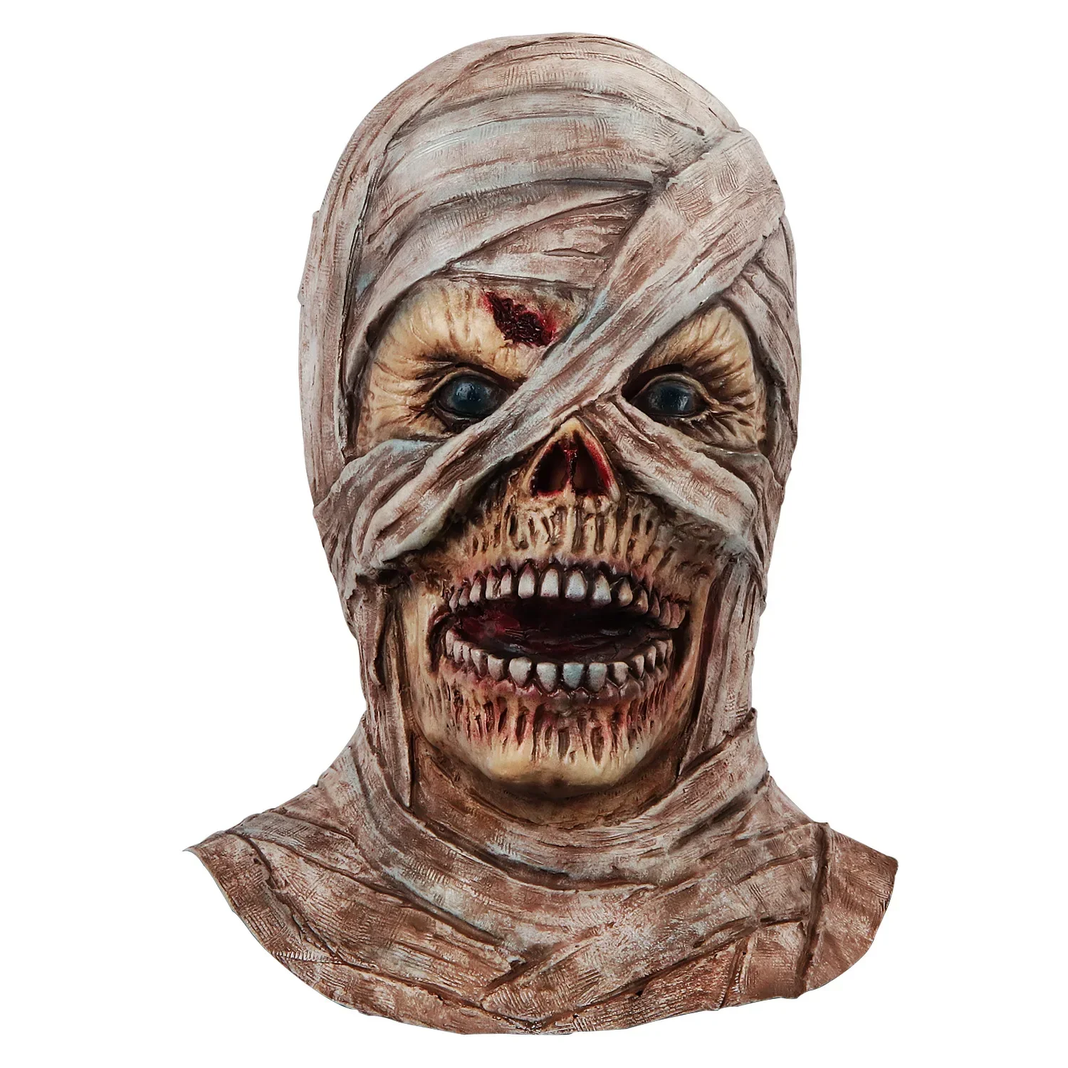 Mummy Head Cover Masque Halloween Horror Party Zombie Mummy Cos Props Egypt Mummy Headcover Cosplays Latex Horror Masque
Mummy Head Cover Masque Halloween Horror Party Zombie Mummy Cos Props Egypt Mummy Headcover Cosplays Latex Horror Masque