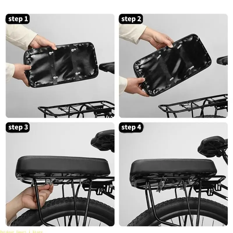 A0KA Durability Bicycles Rear Seats Cushions Waterproofed Universals Back Seats Pad for Electric and Mountain Bike
A0KA Durability Bicycles Rear Seats Cushions Waterproofed Universals Back Seats Pad for Electric and Mountain Bike