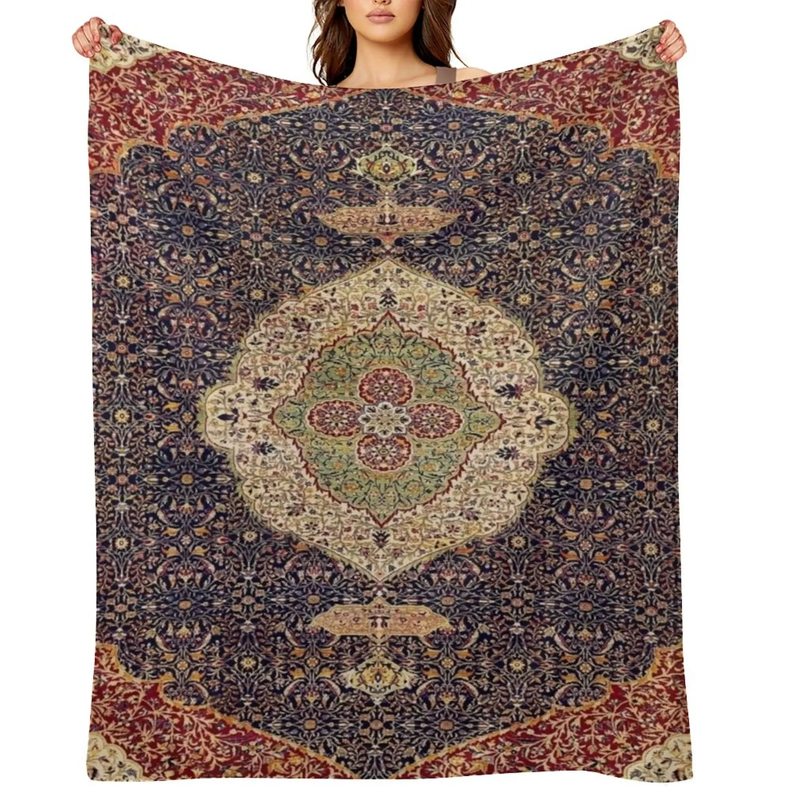 Vintage Antique Persian Carpet Throw Blanket heavy to sleep Blankets For Sofas Tourist Blankets
Vintage Antique Persian Carpet Throw Blanket heavy to sleep Blankets For Sofas Tourist Blankets
