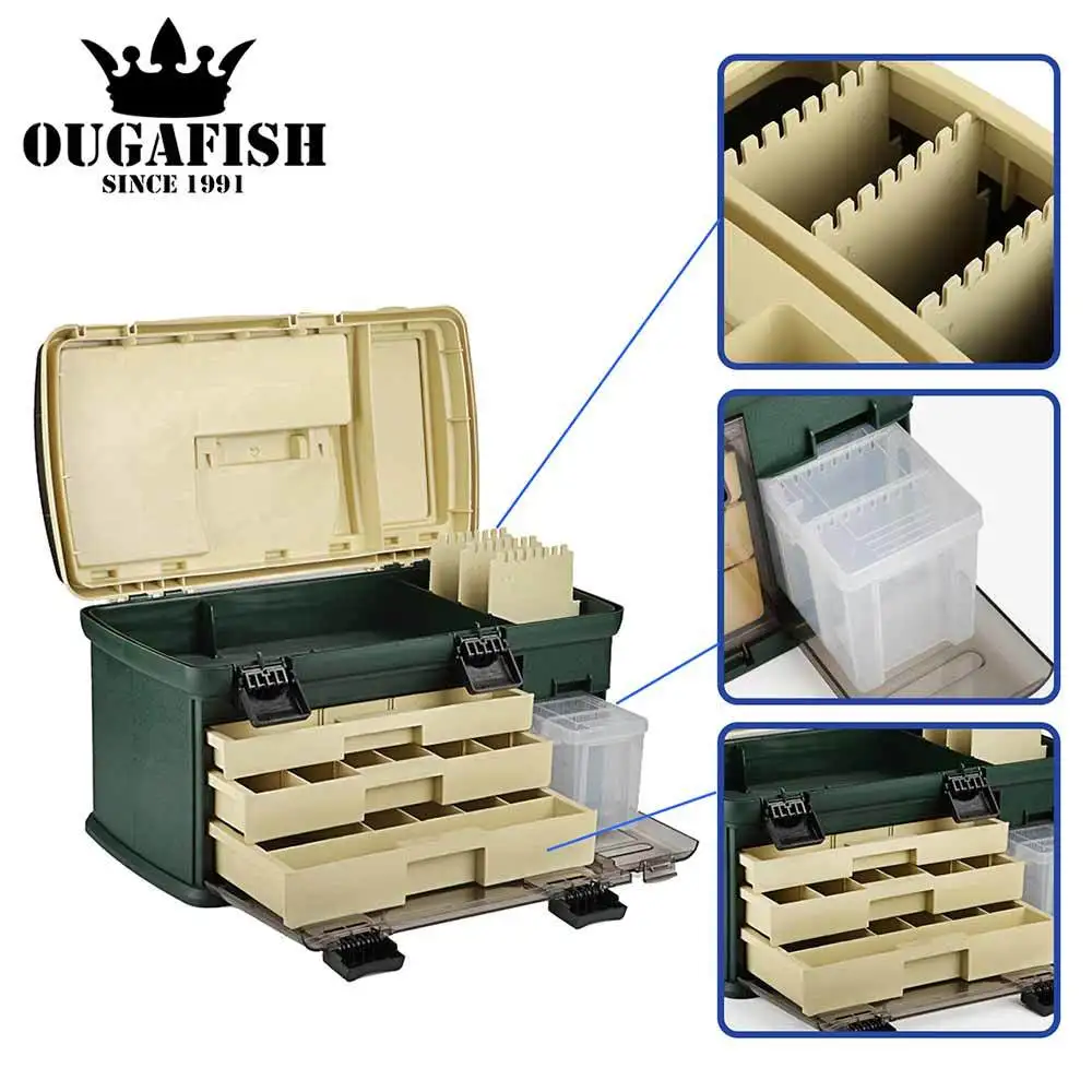 Multifunction Super Big Fishing Box High-Quality Multi-storey Compartments Plastic Accessories Tackle Container Fishing Tackle
Multifunction Super Big Fishing Box High-Quality Multi-storey Compartments Plastic Accessories Tackle Container Fishing Tackle