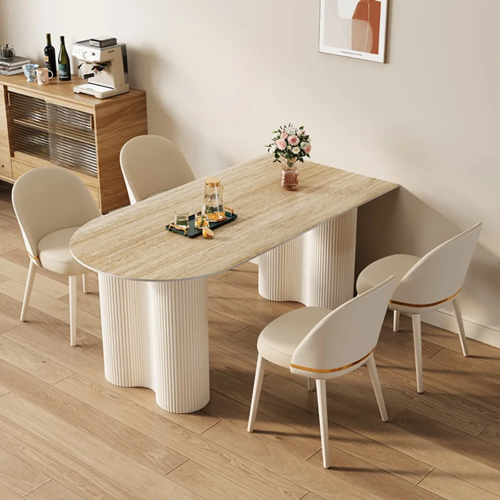 Wood Chaire Dining Table Waterproof Living Breakfast Modern Dining Table Flower Minimalist Set Sala Da Pranzo Kitchen Furniture
Wood Chaire Dining Table Waterproof Living Breakfast Modern Dining Table Flower Minimalist Set Sala Da Pranzo Kitchen Furniture