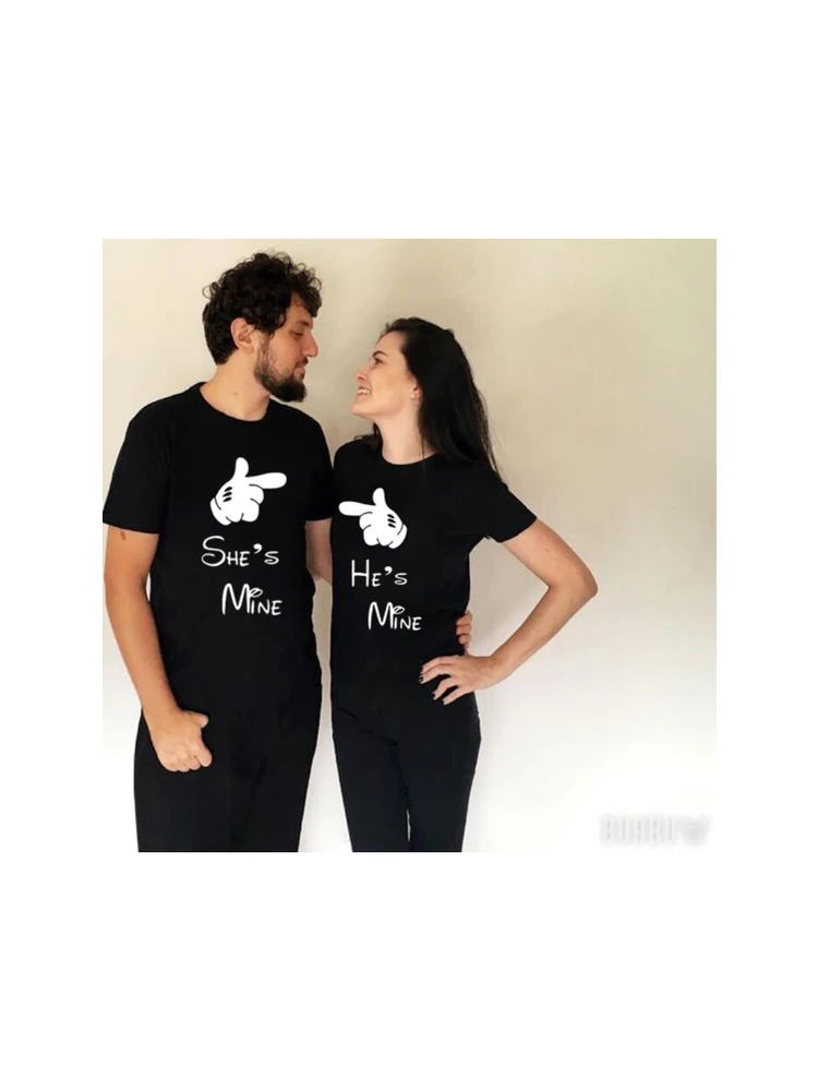 Женская и Мужская Футболка Harajuku, хипстерские модные черные топы She's Mine He's Mine Tumblr, рубашка с цитатами, одежда для влюбленных
Женская и Мужская Футболка Harajuku, хипстерские модные черные топы She's Mine He's Mine Tumblr, рубашка с цитатами, одежда для влюбленных