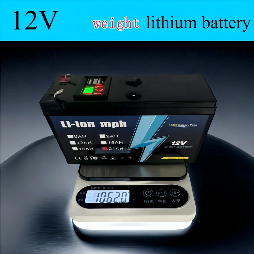 12V 21Ah LiFePO4 Lithium Battery 6000+ Deep Cycles, for UPS, Kayak Fish Finder, Solar Panel, Power Wheels Toys, Scooter, Radio
12V 21Ah LiFePO4 Lithium Battery 6000+ Deep Cycles, for UPS, Kayak Fish Finder, Solar Panel, Power Wheels Toys, Scooter, Radio