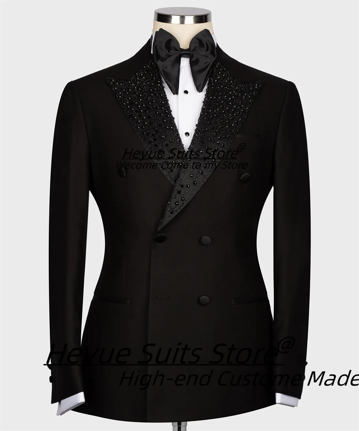 Customized Slim Fit Double Breasted Prom Men Suits Slim Fit Shiny Diamond Groom Wedding Tuxedos 2Pieces Sets Male Party Blazers
Customized Slim Fit Double Breasted Prom Men Suits Slim Fit Shiny Diamond Groom Wedding Tuxedos 2Pieces Sets Male Party Blazers