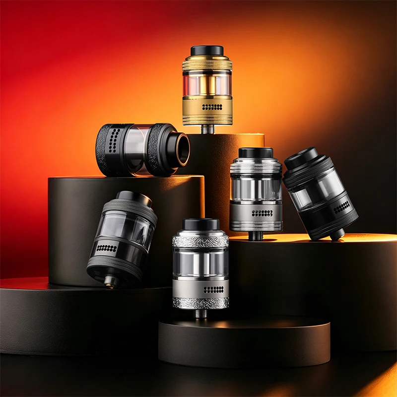 Authentic ThunderCloud X Coilturd AN RTA Atomizer 25mm diameter 3.5ml 4.5ml Postless build deck Leak Proof 510 Ele Cigarette
Authentic ThunderCloud X Coilturd AN RTA Atomizer 25mm diameter 3.5ml 4.5ml Postless build deck Leak Proof 510 Ele Cigarette