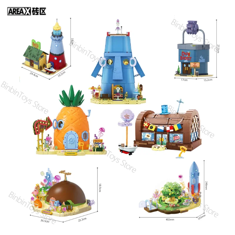 Area-X Spongebob Bikini Bottom Building Block World All Series Building Blocks Blind Box Toy Desktop Decoration Kids Fans Gift
Area-X Spongebob Bikini Bottom Building Block World All Series Building Blocks Blind Box Toy Desktop Decoration Kids Fans Gift