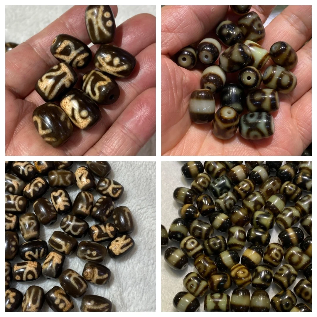 Dzi Bead Source Wholesale Six-Character Mantra Barrel Beads Black and Gold Special Totem Pure Black Base with Yellow Lines
Dzi Bead Source Wholesale Six-Character Mantra Barrel Beads Black and Gold Special Totem Pure Black Base with Yellow Lines