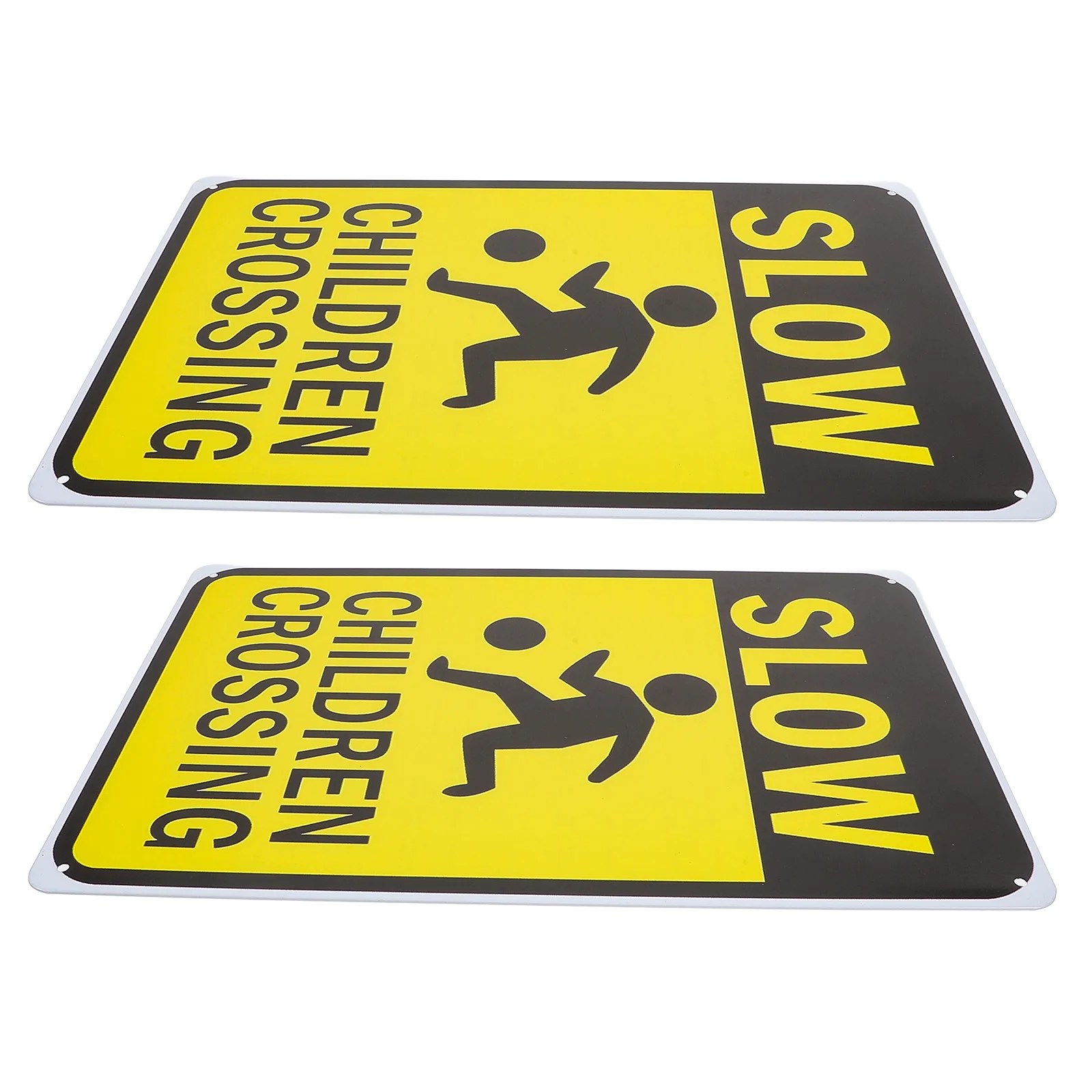 2 Pcs Safety Signs Traffic for Kids Play Road Metal Slow Yellow down Neighborhoods Man
2 Pcs Safety Signs Traffic for Kids Play Road Metal Slow Yellow down Neighborhoods Man