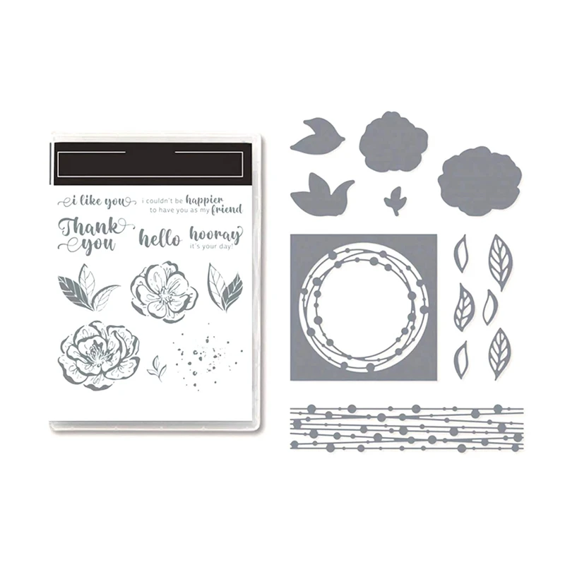 Stamp And Dies For Card Making DIY Scrapbooking Arts Crafts Carbon Steel + Silicone For Gifts (5618)
Stamp And Dies For Card Making DIY Scrapbooking Arts Crafts Carbon Steel + Silicone For Gifts (5618)