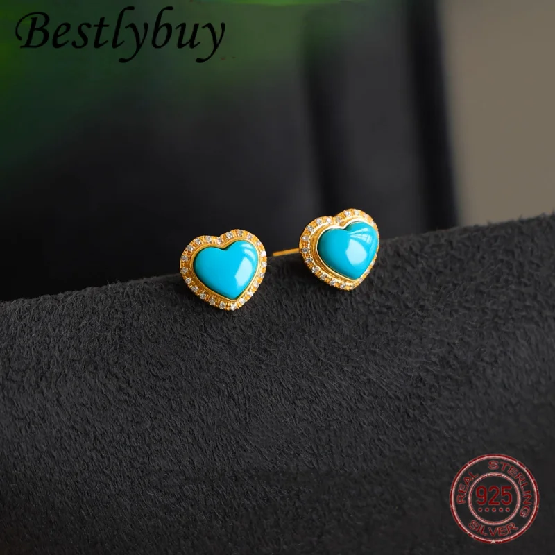 Натуральная натуральная бирюза, стерлинговое серебро 925 пробы, серьги в форме сердца, женские оригинальные минималистичные ювелирные изделия из золота 18 карат, подарок на вечеринку
Натуральная натуральная бирюза, стерлинговое серебро 925 пробы, серьги в форме сердца, женские оригинальные минималистичные ювелирные изделия из золота 18 карат, подарок на вечеринку