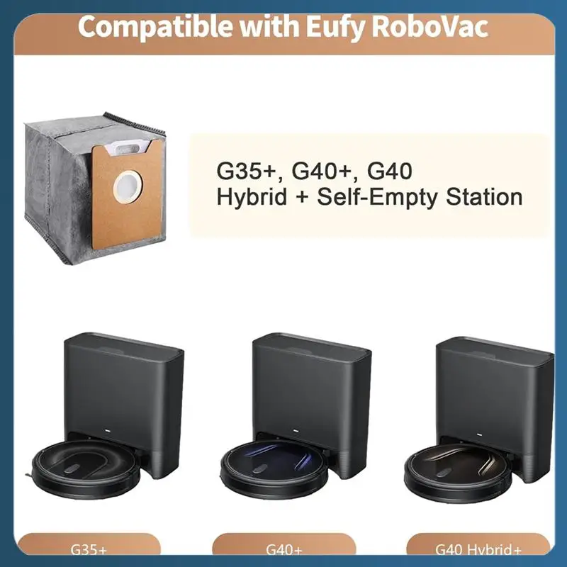 Сменные мешки для пыли для Eufy Clean G35+, G40+, G40 Hybrid + станция с автоматической опорожностью, мешки для пыли, аксессуары для пылесосов
Сменные мешки для пыли для Eufy Clean G35+, G40+, G40 Hybrid + станция с автоматической опорожностью, мешки для пыли, аксессуары для пылесосов