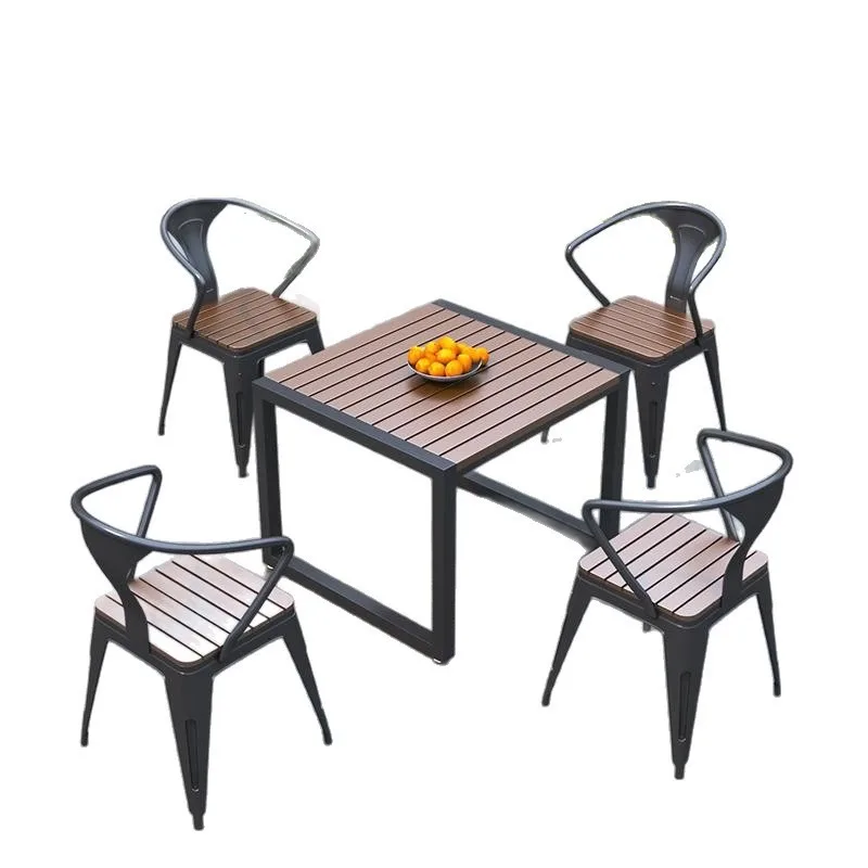 Столы и стулья для улицы, двор, отдых на открытом воздухе, Интернет, знаменитость, кофе, магазин чая с молоком, водонепроницаемый пластиковый деревянный стол и c
Столы и стулья для улицы, двор, отдых на открытом воздухе, Интернет, знаменитость, кофе, магазин чая с молоком, водонепроницаемый пластиковый деревянный стол и c