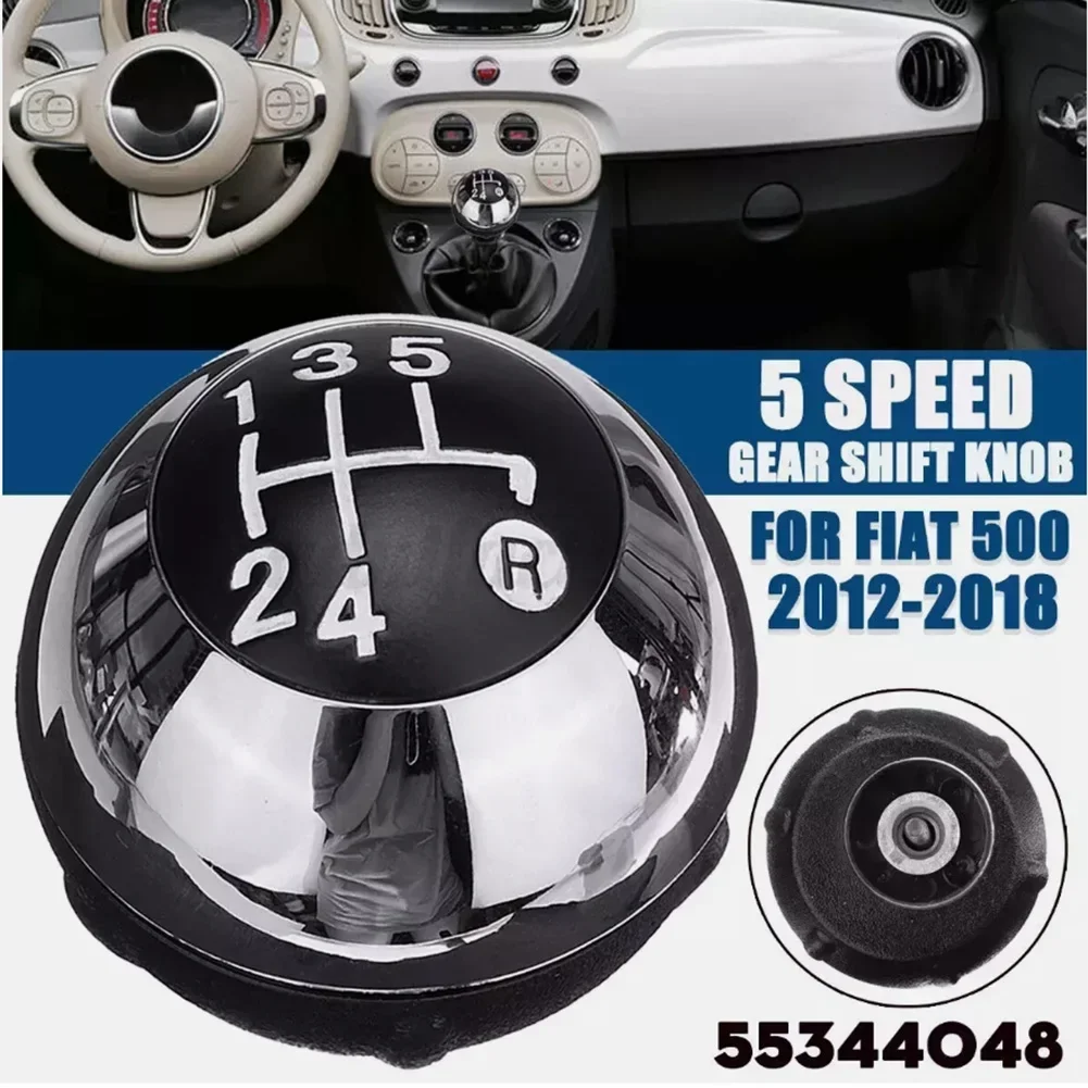 5 Speed Manual Gear Shift Knob Head Ball Chrome For Fiat 500 2012-2018 55344048 Gear Head Shifter Headball Accessory
5 Speed Manual Gear Shift Knob Head Ball Chrome For Fiat 500 2012-2018 55344048 Gear Head Shifter Headball Accessory 