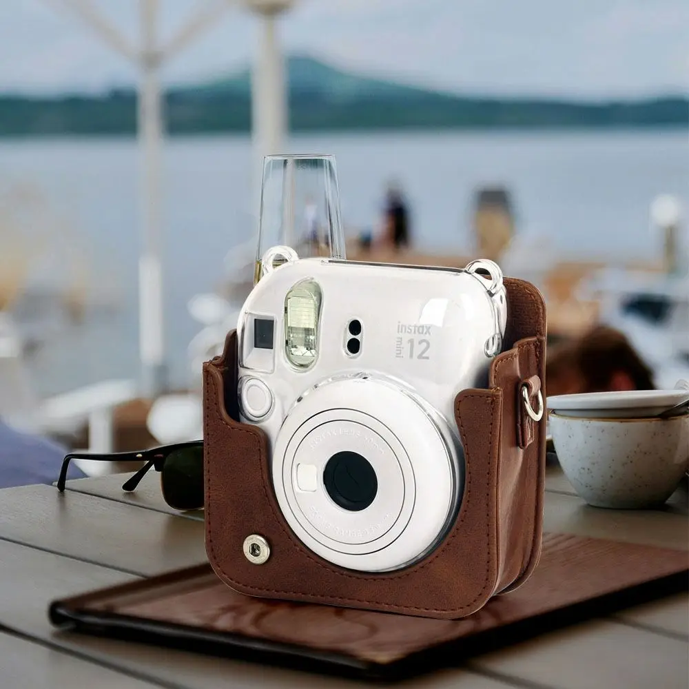 Solid Color Large Instant Camera Bag with Shoulder Strap PU Protective Cover Bag Scratchproof Soft for Fujifilm Instax mini 12
Solid Color Large Instant Camera Bag with Shoulder Strap PU Protective Cover Bag Scratchproof Soft for Fujifilm Instax mini 12