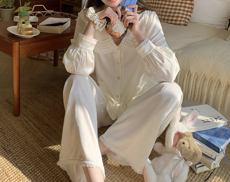 2026 New Pajamas Spring Ice and Snow Silk Long-sleeved High-end Fashion Loungewear Set
2026 New Pajamas Spring Ice and Snow Silk Long-sleeved High-end Fashion Loungewear Set