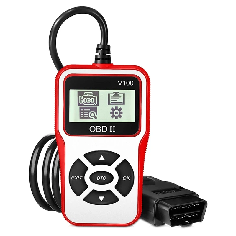 V100 Car Diagnostic Tools Digital Display OBD 2 Scanner Universal OBD2 Code Reader Ignition Tester Test Durable Easy To Use
V100 Car Diagnostic Tools Digital Display OBD 2 Scanner Universal OBD2 Code Reader Ignition Tester Test Durable Easy To Use