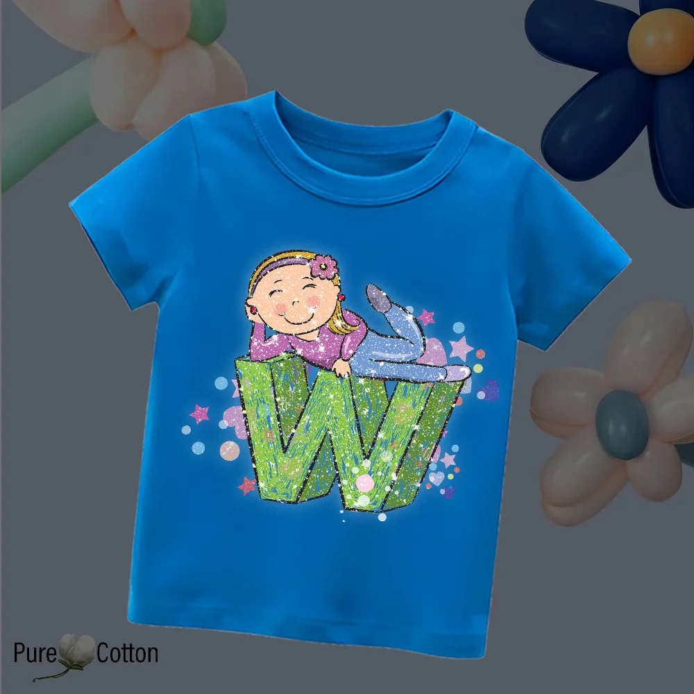 Multicolor Summer Cute Loose Children's Half Sleeves Cool Light and Thin Pure Cotton Boys' Top T-shirt Fashion Boys and Girls 
Multicolor Summer Cute Loose Children's Half Sleeves Cool Light and Thin Pure Cotton Boys' Top T-shirt Fashion Boys and Girls