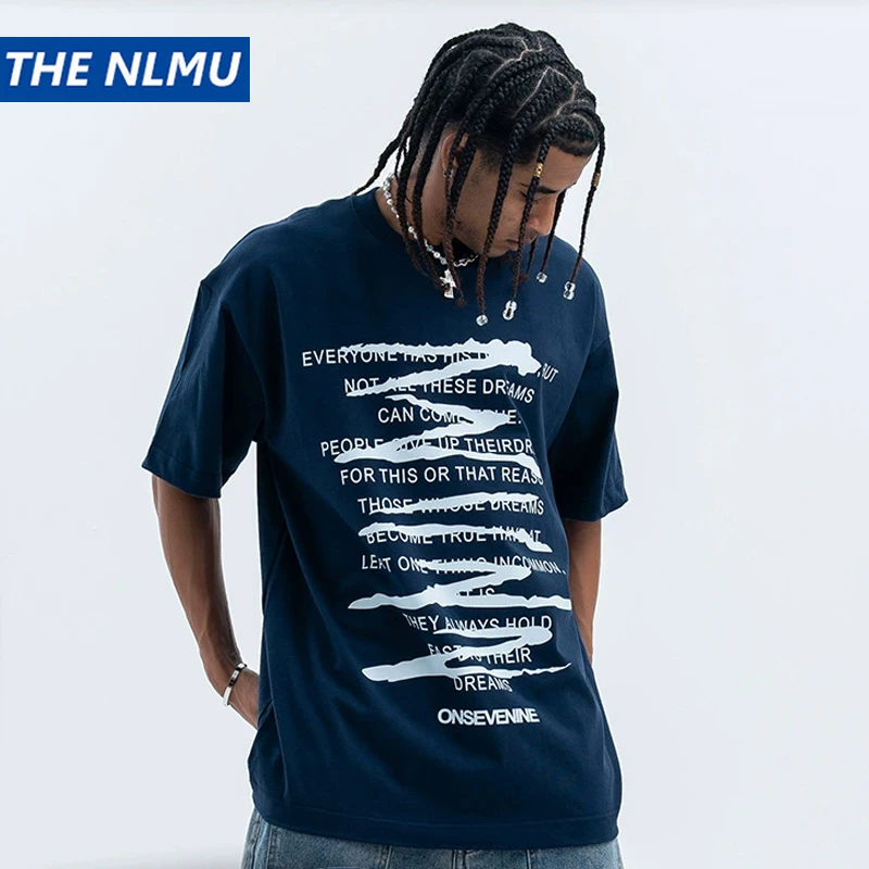 Men's T-shirt Hip Hop Streetwear 2025 Summer Letter Printed Cotton T Shirt Harajuku Oversized Unisex Tops Tees Y2K
Men's T-shirt Hip Hop Streetwear 2025 Summer Letter Printed Cotton T Shirt Harajuku Oversized Unisex Tops Tees Y2K