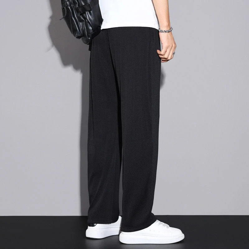 Extra Large 300 Pou Ice Silk Casual Straight Leg Pants Men's Loose Wide Leg Thin Long Trousers Summer New Sle
Extra Large 300 Pou Ice Silk Casual Straight Leg Pants Men's Loose Wide Leg Thin Long Trousers Summer New Sle