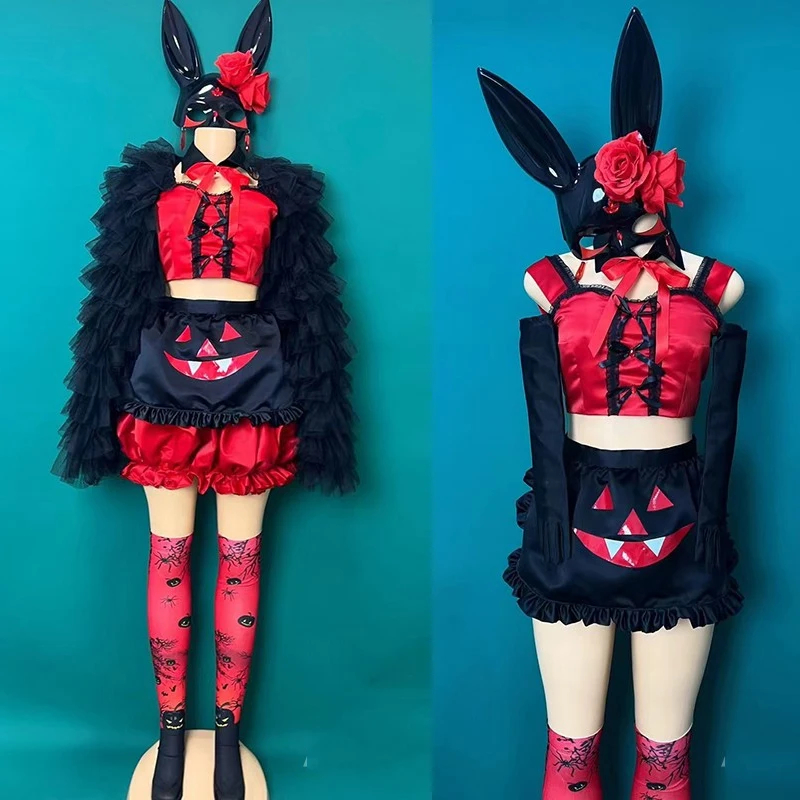 Drag Queen Outfit Stage Costume for Women Black Red Sexy Gogo Dancer Clothing Nightclub Clubwear Carnival Costume Cosplay 2734
Drag Queen Outfit Stage Costume for Women Black Red Sexy Gogo Dancer Clothing Nightclub Clubwear Carnival Costume Cosplay 2734