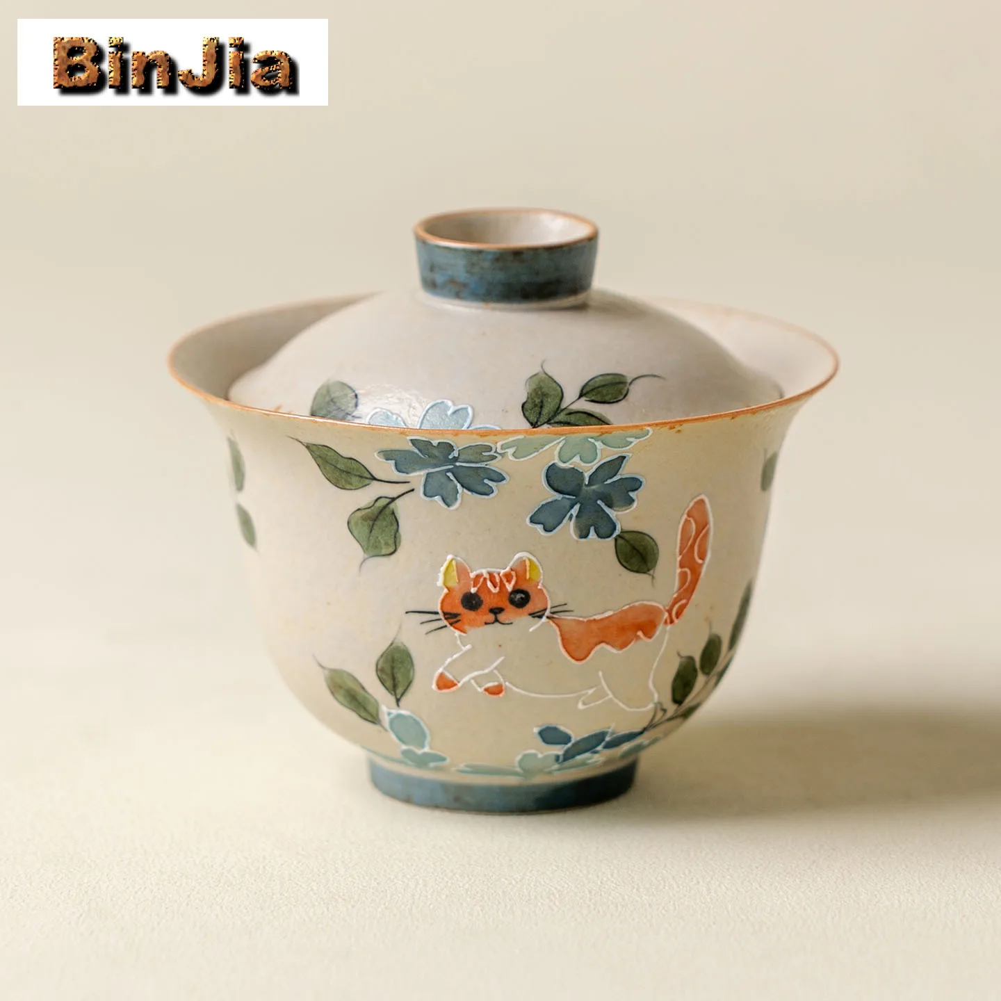 120ml Caramel Hand-painted Cat Gaiwan Traditional Tea Tureen Household Tea Bowl With Lid Kit Tea Making Cover Bowl Teaset Gift
120ml Caramel Hand-painted Cat Gaiwan Traditional Tea Tureen Household Tea Bowl With Lid Kit Tea Making Cover Bowl Teaset Gift