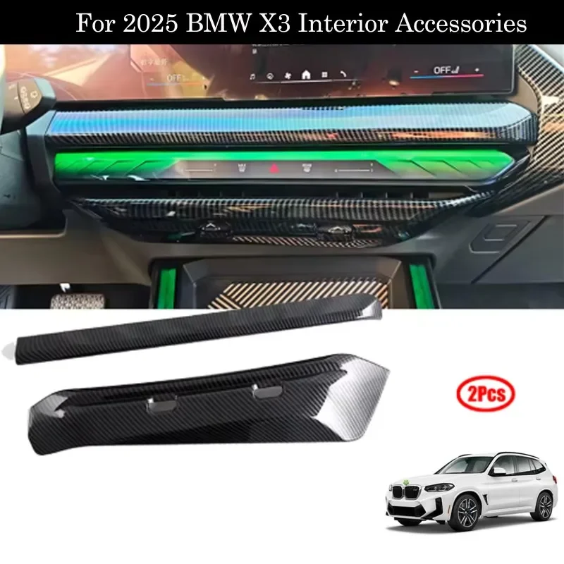 New Car Centre Console Air Vent Trims For BMW X3 2025 Car Air Vent Sticker Center Console AC Decal ABS Carbon Fiber Trim
New Car Centre Console Air Vent Trims For BMW X3 2025 Car Air Vent Sticker Center Console AC Decal ABS Carbon Fiber Trim