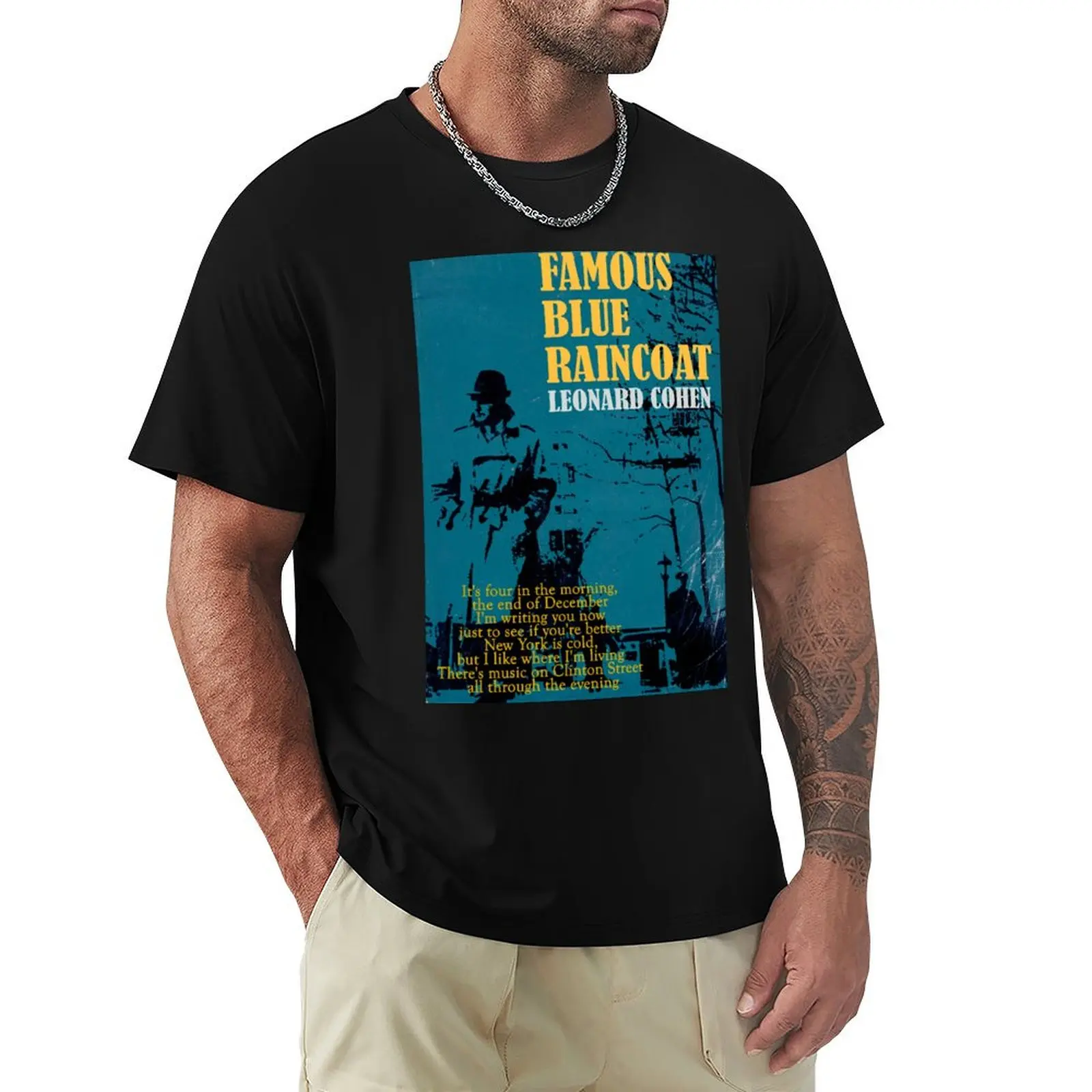 Leonard Cohen Famous Blue Raincoat T-Shirt Plus Size Everyday Tee Shirt
Leonard Cohen Famous Blue Raincoat T-Shirt Plus Size Everyday Tee Shirt